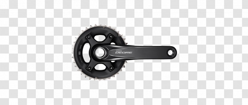 Bicycle Cranks Shimano 9 Speed Chain Deore M6000-B2 10-Speed Boost Crankset - Flower Transparent PNG