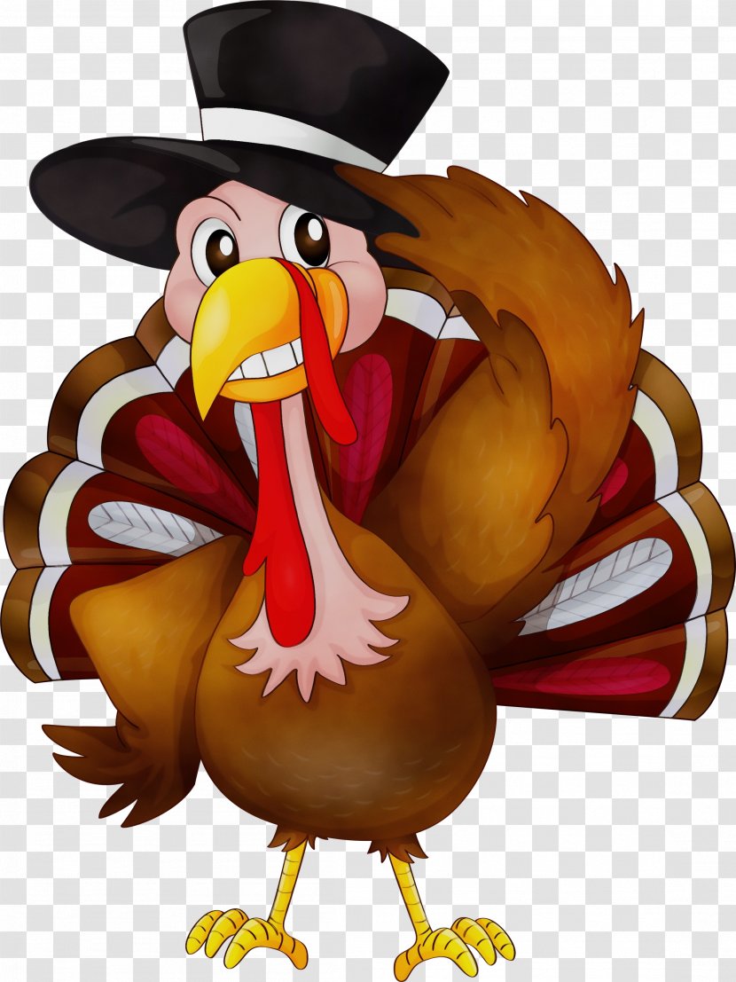 Thanksgiving Turkey Logo - Rooster - Flightless Bird Animation Transparent PNG