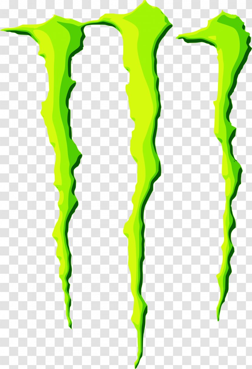 Monster Energy Drink Decal Sticker Clip Art - Grass - Logo Transparent PNG