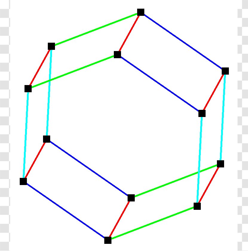 Hexagonal Prism Edge Honeycomb - Edges Transparent PNG