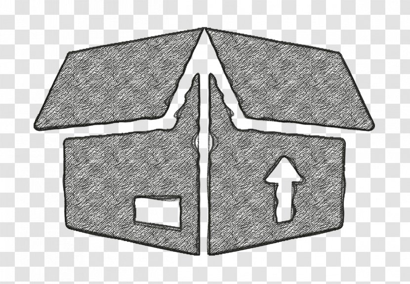 Package For Delivery Icon Box Commerce - Roof - Metal Cottage Transparent PNG