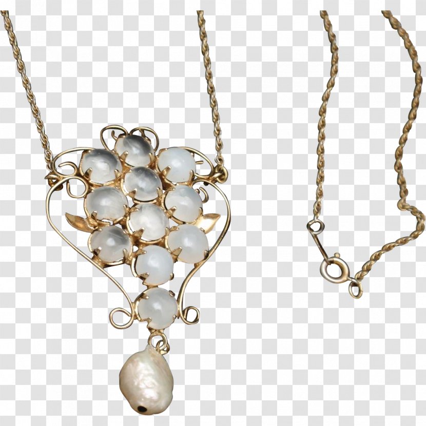 Locket Necklace Pearl Body Jewellery Transparent PNG