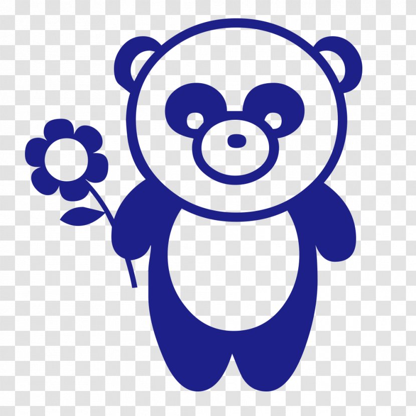 Giant Panda Bear T-shirt Decal Clip Art - Symbol Transparent PNG