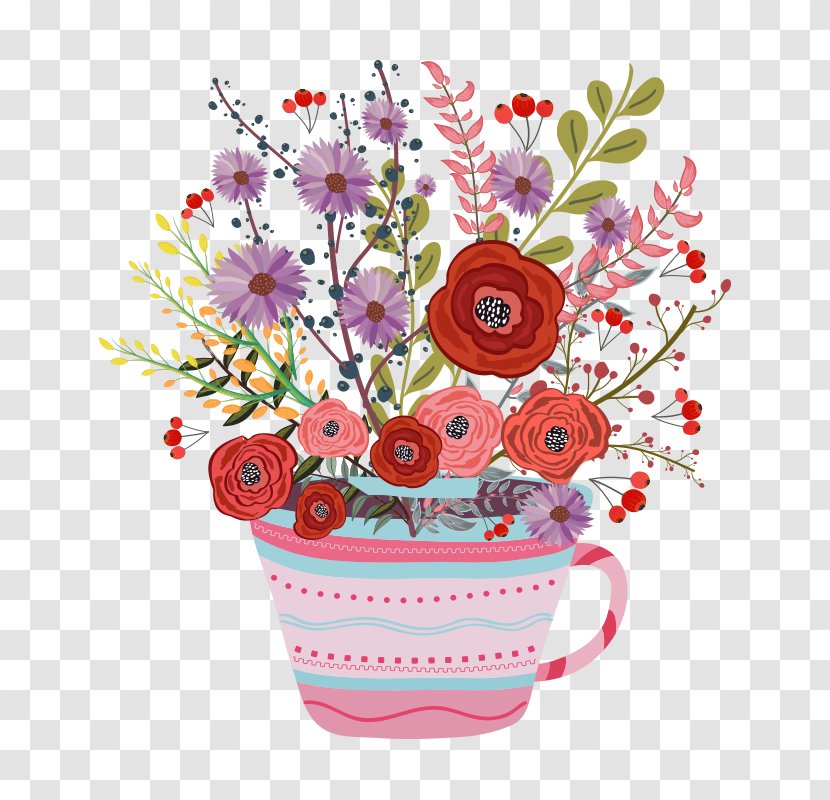 Vector Graphics Stock Illustration Watercolor Painting Flower - Arranging - Bouquet Transparent PNG