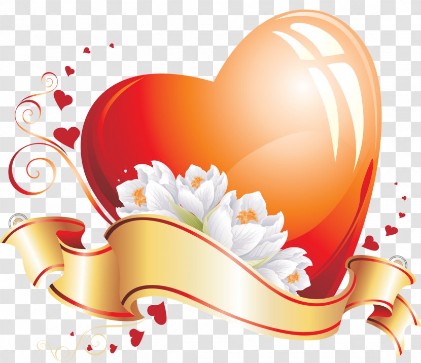 Valentine's Day Heart Clip Art - Silhouette - Fondo Transparent PNG