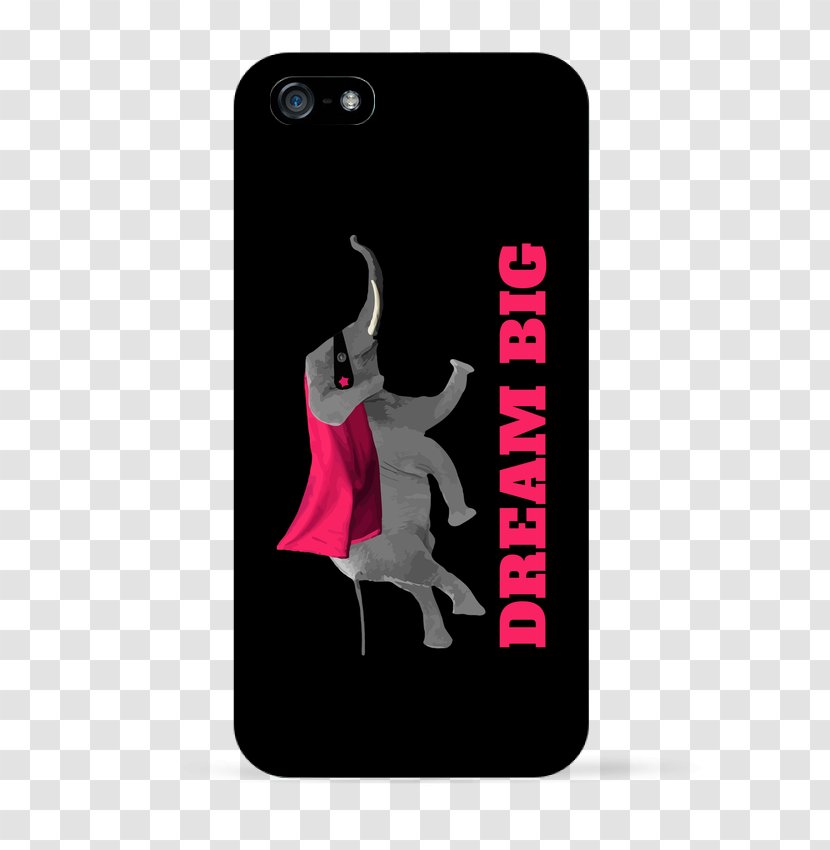 Mobile Phone Accessories Pink M Character Fiction Font - Elephantidae - Elephant Motif Transparent PNG