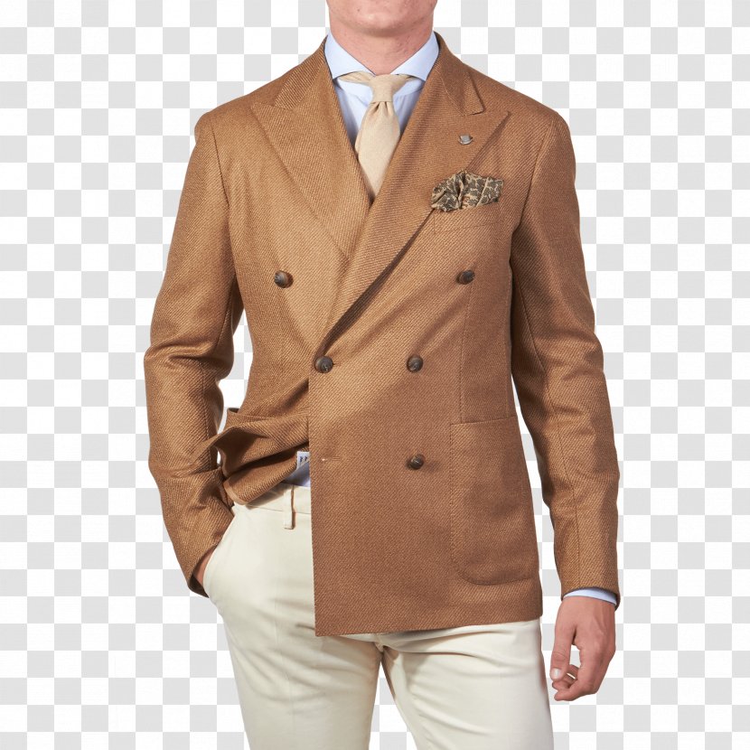Blazer Beige - Sleeve - Suitsupply Double Breasted Transparent PNG