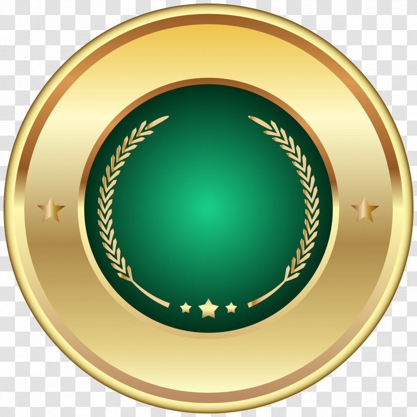 Badge Gold Award Logo Badge Green Transparent PNG