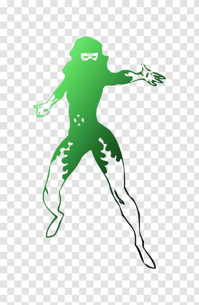Amphibians Illustration Cartoon Silhouette Sports - Green Lantern - Legendary Creature Transparent PNG