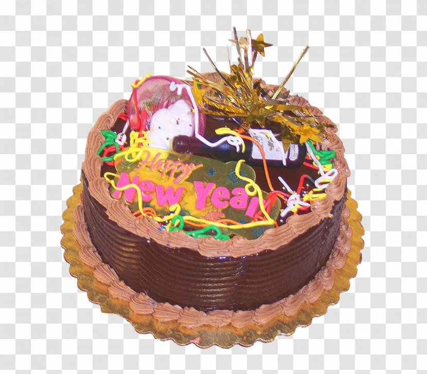 Birthday Cake Chocolate Torte Decorating Transparent PNG