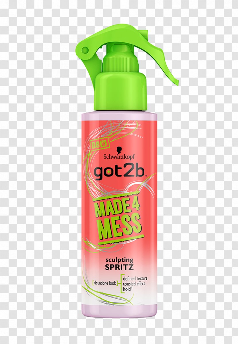 Schwarzkopf Hair Styling Products Göt2b Glued Blasting Freeze Spray Hairstyle - Cosmetics Transparent PNG