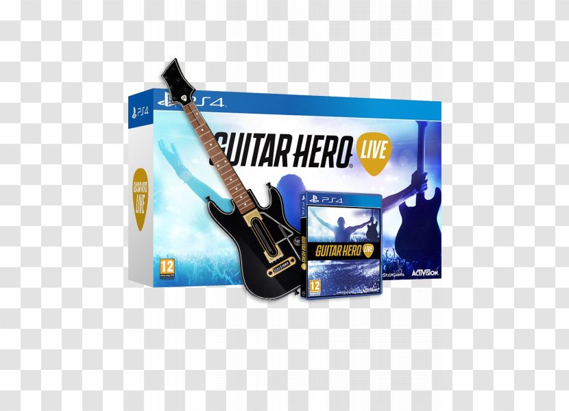 Guitar Hero Live Xbox 360 Smash Hits PlayStation 2 - Musical Instrument Accessory - Playstation Transparent PNG