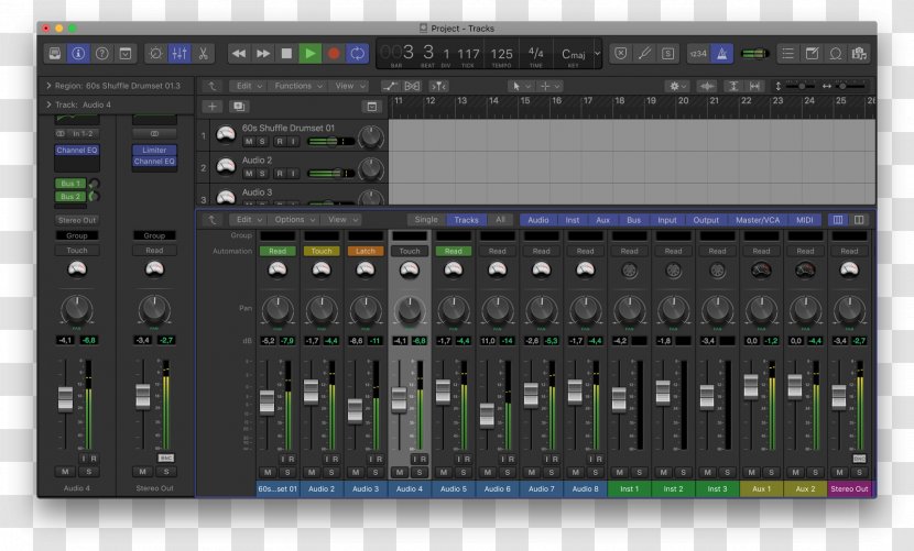 Audio Mixers Sound Electronics Electronic Musical Instruments Computer Software - Logic Pro Transparent PNG