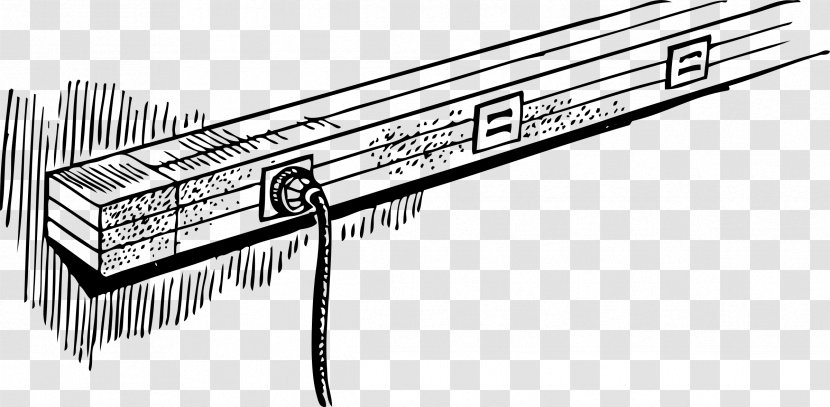 Power Strips & Surge Suppressors AC Plugs And Sockets Clip Art - Black White - Strip Transparent PNG