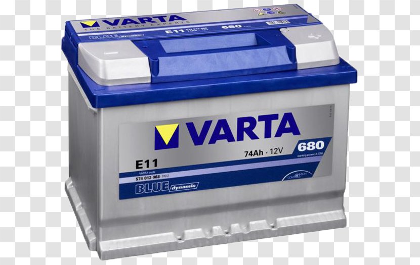 Car VARTA Automotive Battery Electric VRLA - Ampere Transparent PNG