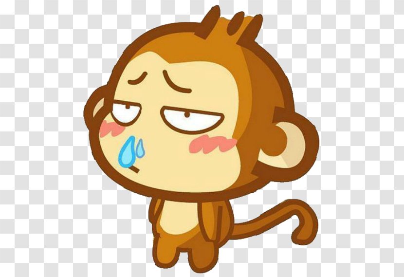 Rhinorrhea Caccola Common Cold Nose Sneeze - Head - Cartoon Monkey Runny Transparent PNG