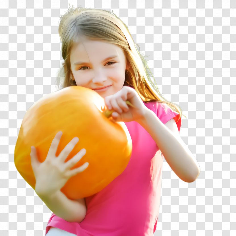 Orange - Child - Smile Ball Transparent PNG