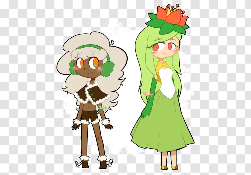 Whimsicott Lilligant Cottonee Petilil - Clothing - Desingn Transparent PNG