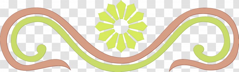Green Clip Art Line Leaf Pattern - Wet Ink Transparent PNG