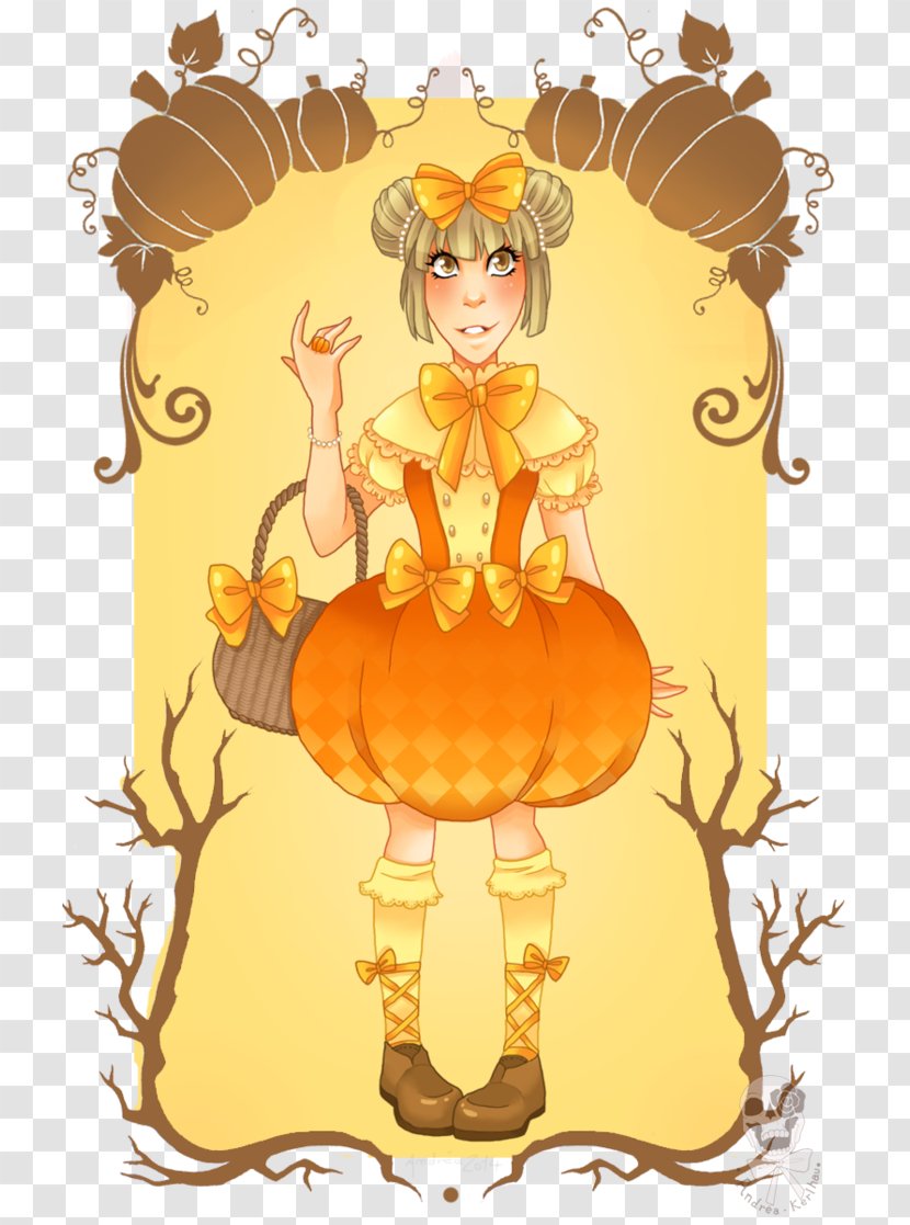Pumpkin Happiness Character Clip Art - Fictional Transparent PNG