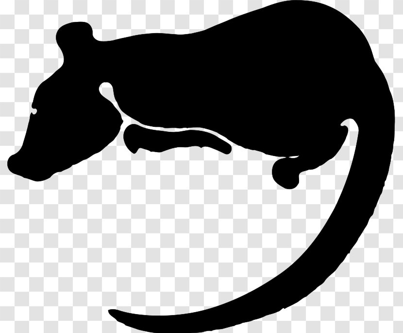 Laboratory Rat Black Chinese Zodiac Clip Art Transparent PNG