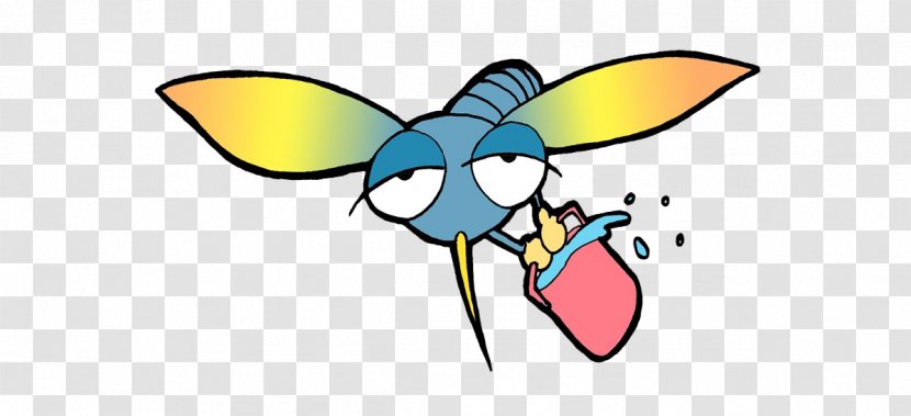 Mosquito Butterfly Clip Art - Bmp File Format - Cartoon Transparent PNG