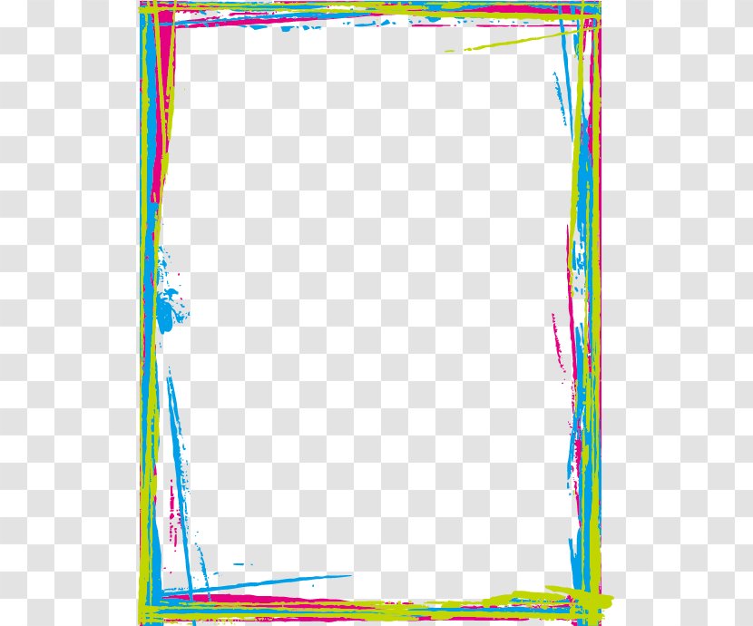 Color Gold Computer File - Film Frame - Colored Border Transparent PNG