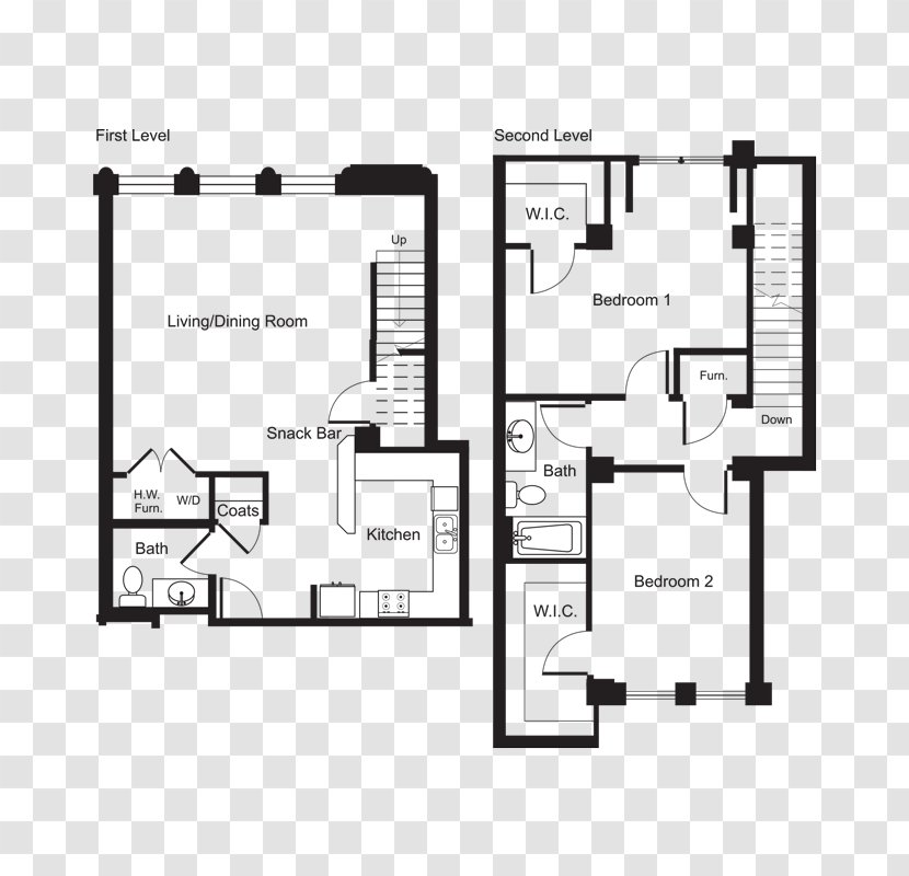 Floor Plan The Grand Wisconsin Apartments Ashland - Place - Apartment Transparent PNG