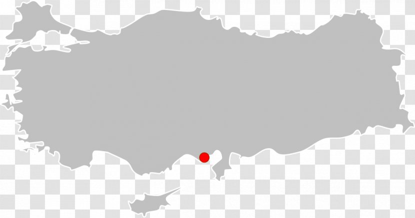 Turkey Blank Map Border - Geodetic Datum Transparent PNG