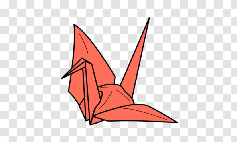 Origami Paper はじめてのおりがみ Bergveck - Red - TSURU Transparent PNG