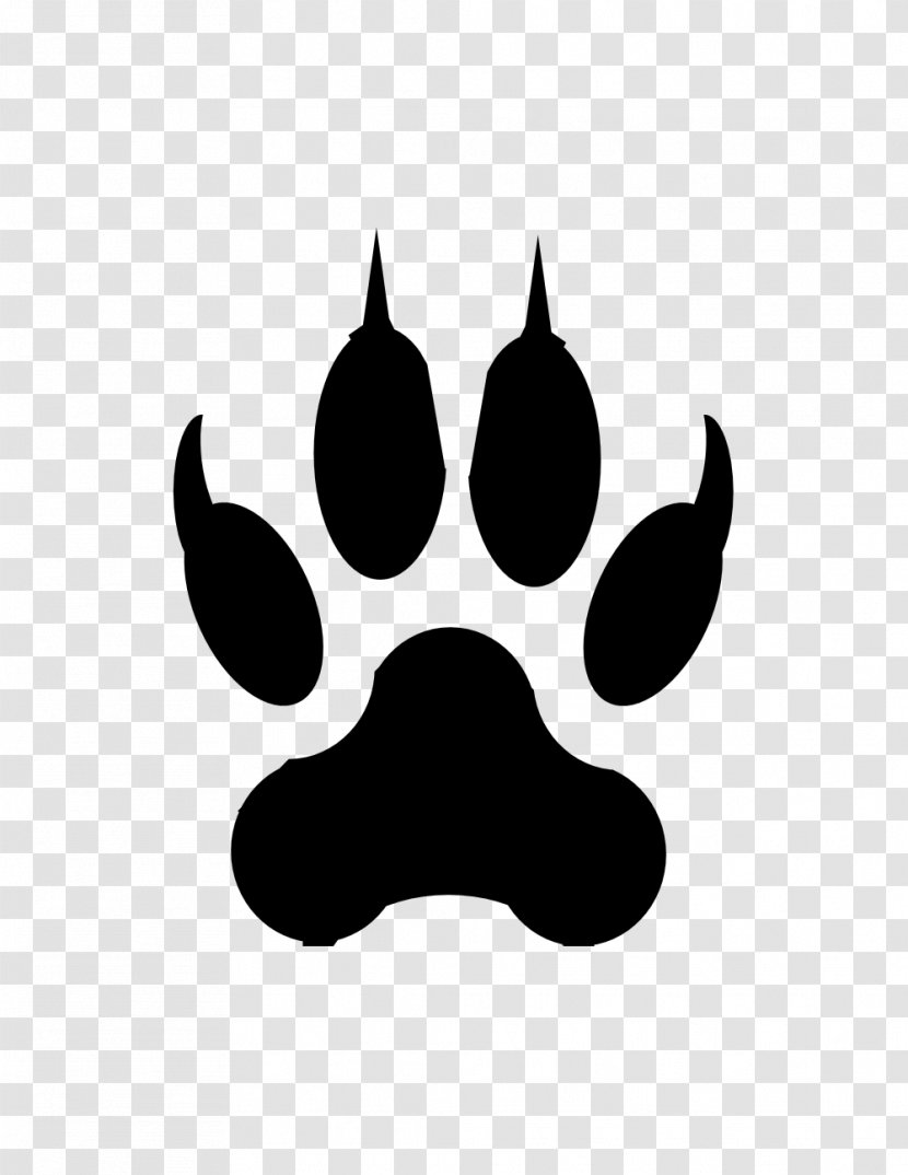 Footprint Dog Cat Tiger Clip Art - Animal - Footprints Transparent PNG