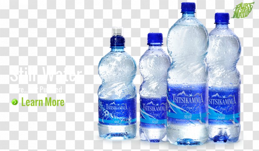 Carbonated Water Distilled Bottled - Bottle - Mineral Transparent PNG