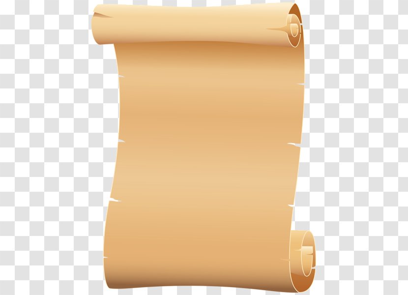 Paper Background - Scroll - Cylinder Beige Transparent PNG