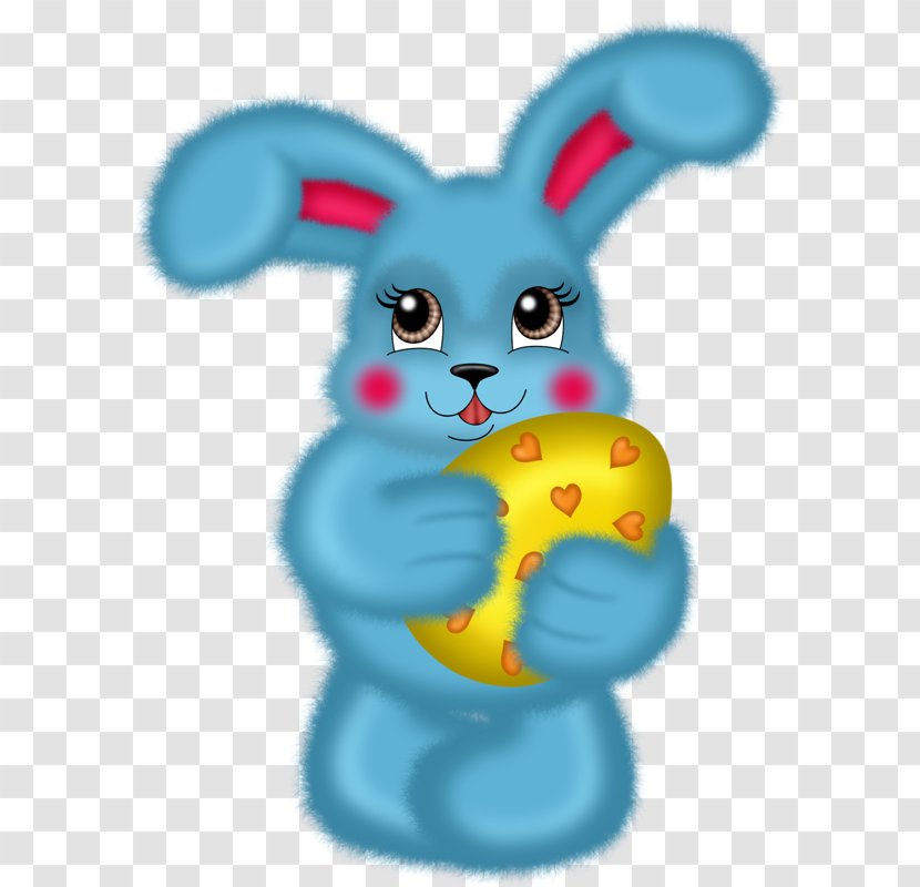 Easter Bunny European Rabbit - Painting - Cute Transparent PNG