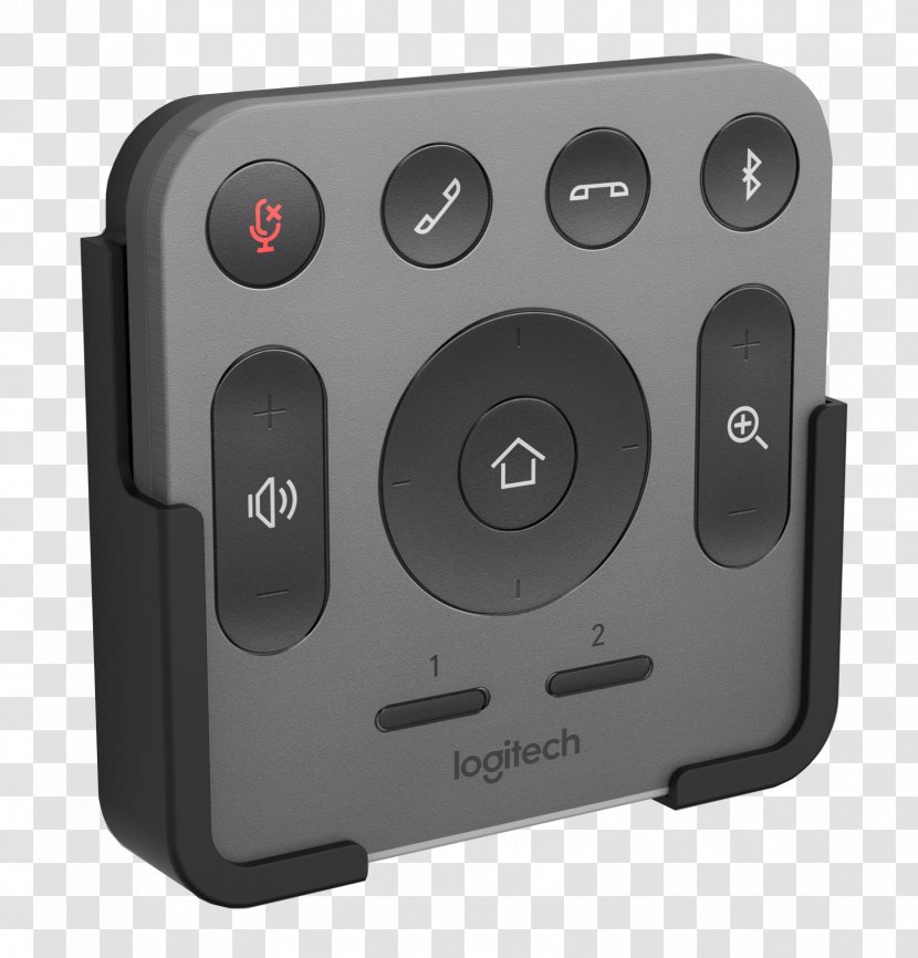Game Controllers Joystick 4k Webcam 3840 X 2160 Pix Logitech MeetUp Stand Remote Controls USB - Video Transparent PNG