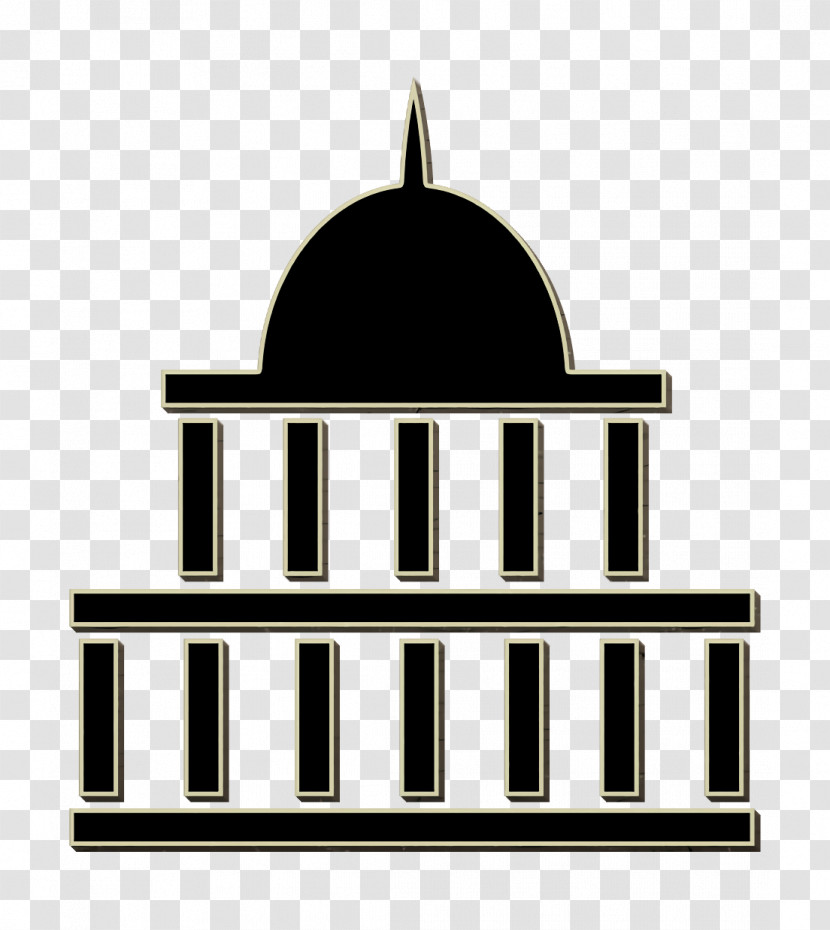 Government Icon Buildings Icon American Government Building Icon Transparent PNG
