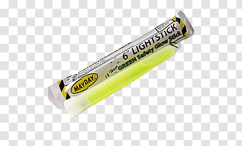Light Yellow Glow Stick Product Safety - Charity Fundraisers Transparent PNG