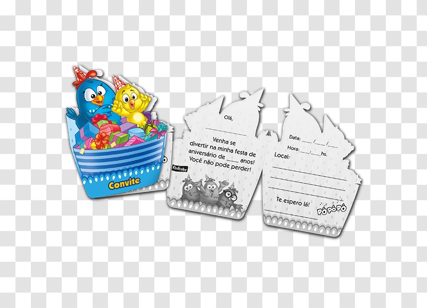 Galinha Pintadinha Chicken Paper Party Convite - Plastic Bag Transparent PNG