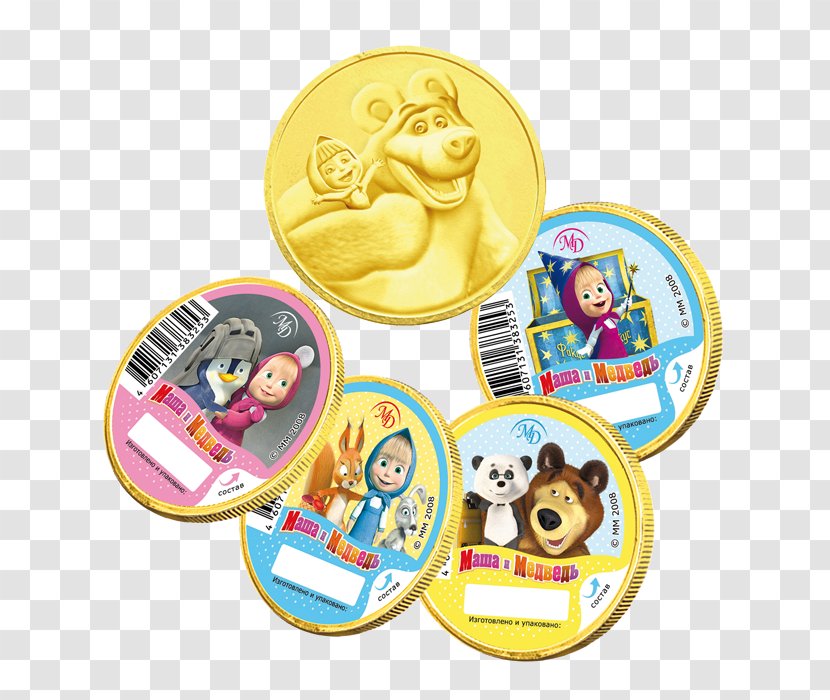 Masha Medal Bear Chocolate Zefir - Wholesale - сухие завтраки Transparent PNG