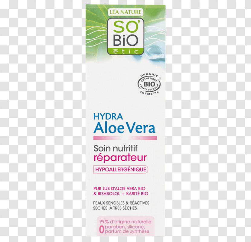Aloe Vera Skin Cream Organic Food Moisturizer Transparent PNG