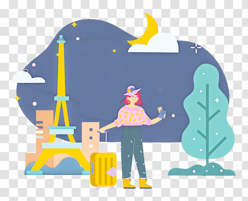 Paris Travel Transparent PNG