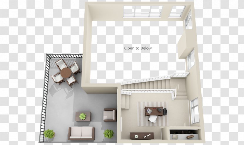 3D Floor Plan House - Building Transparent PNG