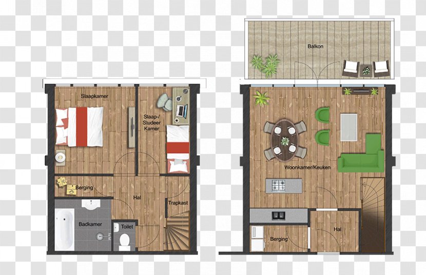 Maisonnette House Droomwoning Floor Plan Houthaven (Amsterdam) - Elevation Transparent PNG