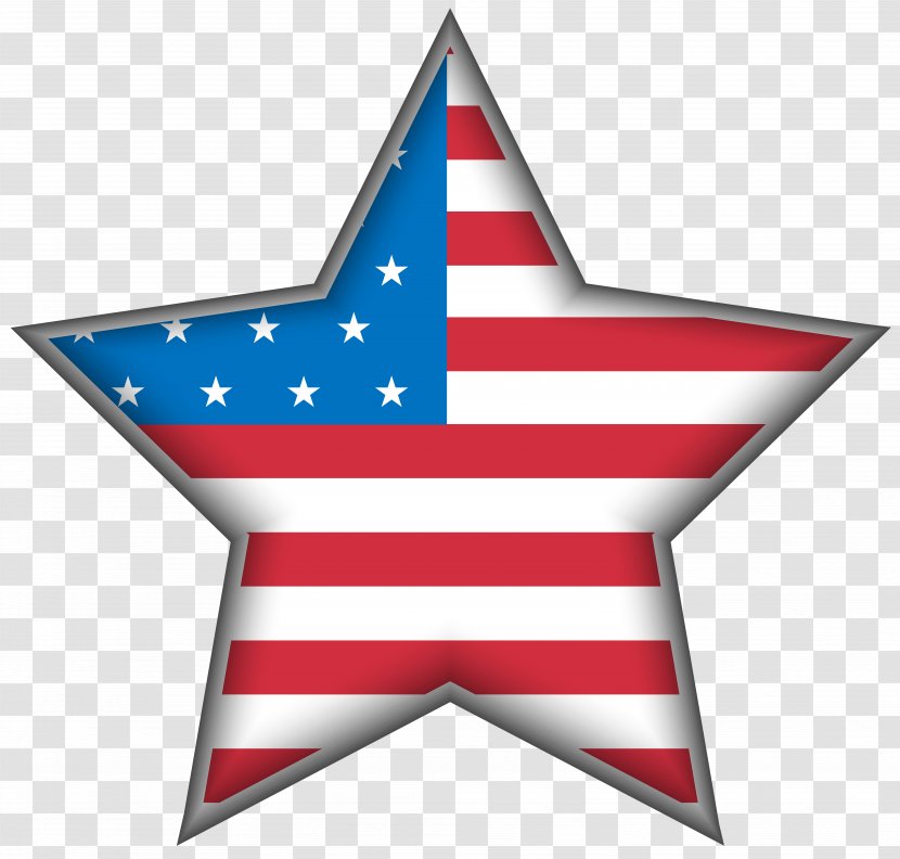Flag Of The United States Independence Day Clip Art - American Transparent PNG