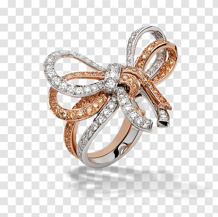Ring Jewellery Gold Van Cleef & Arpels Necklace - Platinum Transparent PNG