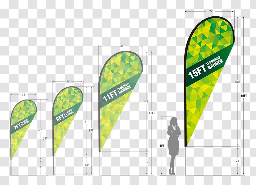 Banner Flag Rectangle Color Printing Design - Advertising - Double Sided Opening Transparent PNG