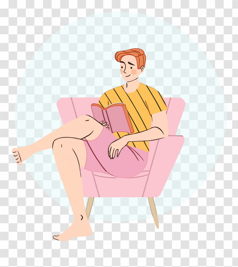 Cartoon Chair Meter Sitting Character Transparent PNG