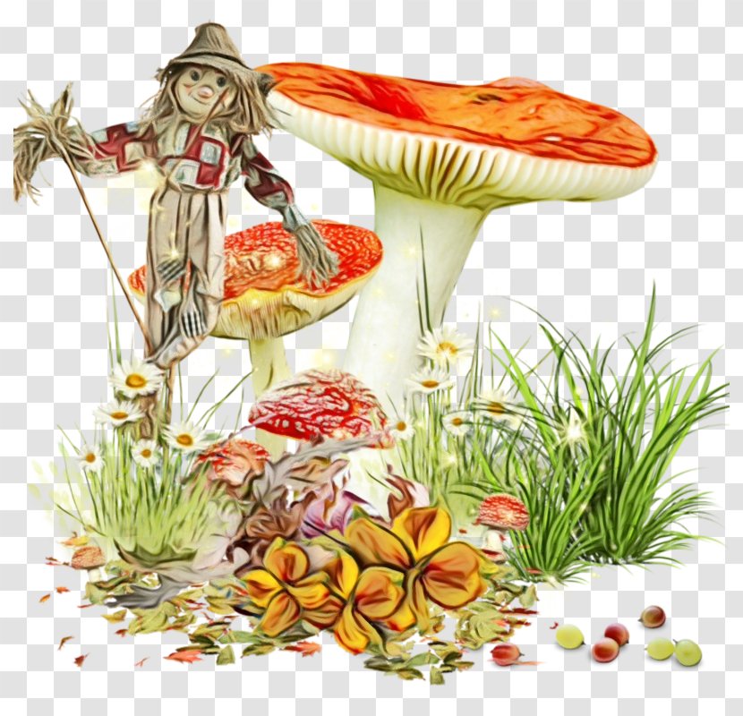 Watercolor Flower Background - Commodity - Agaric Nepenthes Transparent PNG
