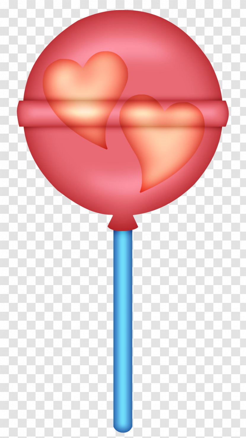 Lollipop - Flower - Red Transparent PNG