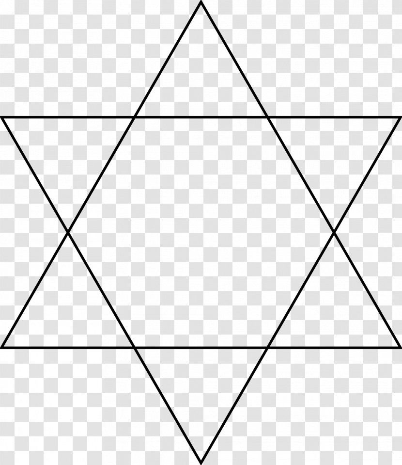 Hexagram Star Polygon English Circle Triangle - Wiktionary - Hexagon Transparent PNG